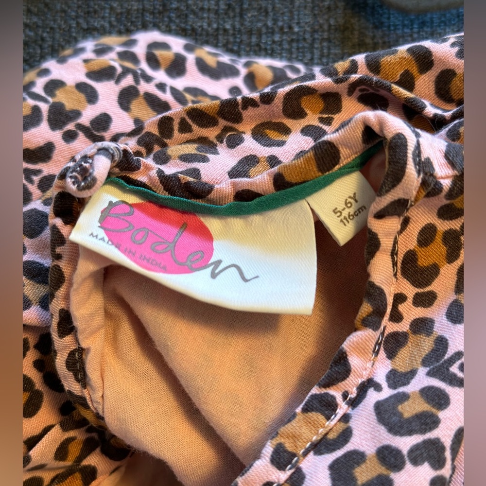Biden girls Leopard print dress